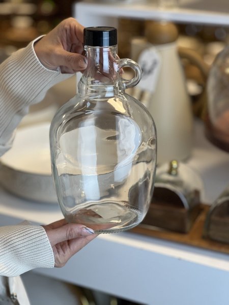 أبريق زيت جرة زجاج