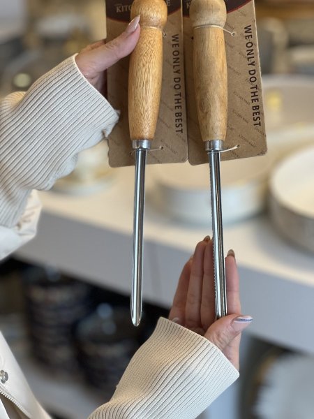 مقوار كوسا ستانلس يد خشب