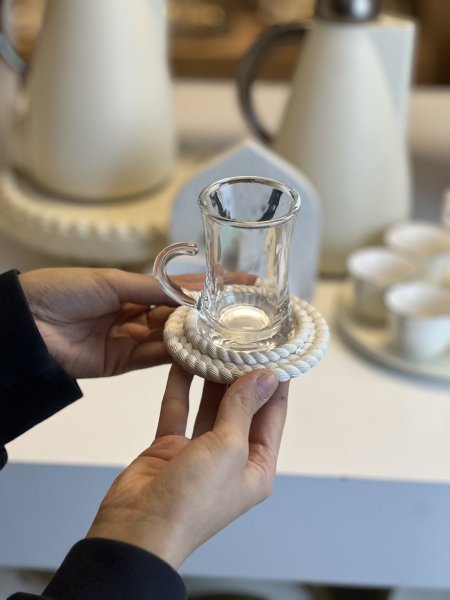 استكانات شاي مودرن حلقات