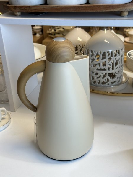 تيرموس بيج غطاء خشبي واحد لتر