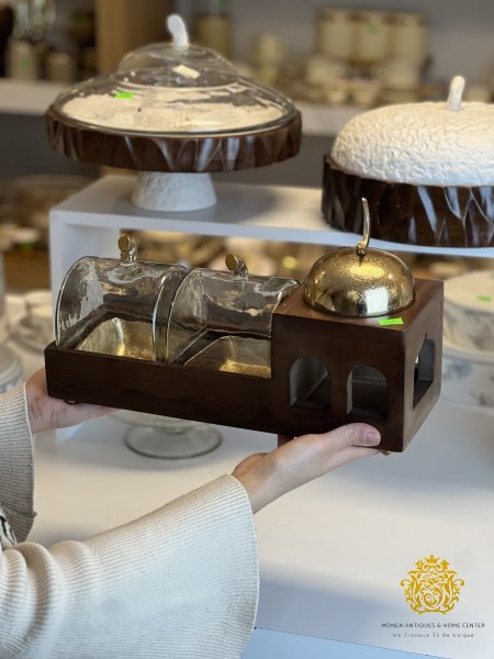 مضايف هندي خشب مع قبة هلال