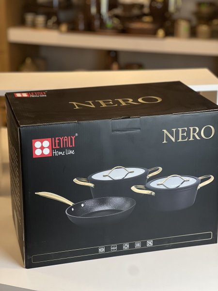 طقم طناجر nero  ٥قطع