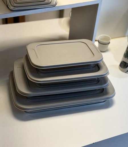 طقم بايركس مع غطاء