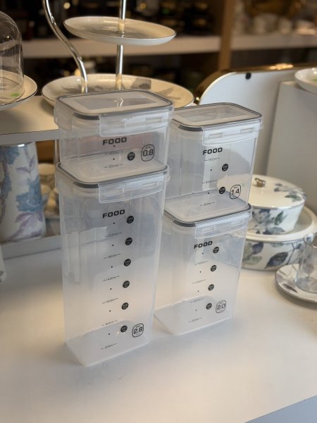 طقم علب حافظات بقوليات ٤ احجام