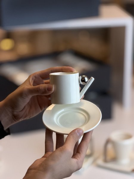 فناجين قهوة/شاي يد مثلث