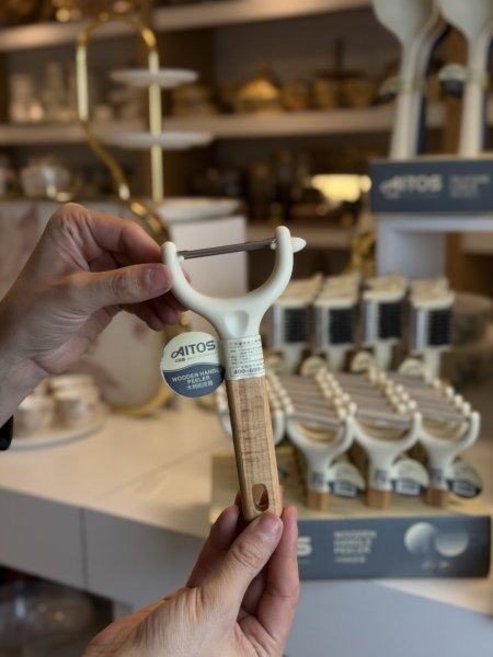 قشارة بطاطا يد خشب