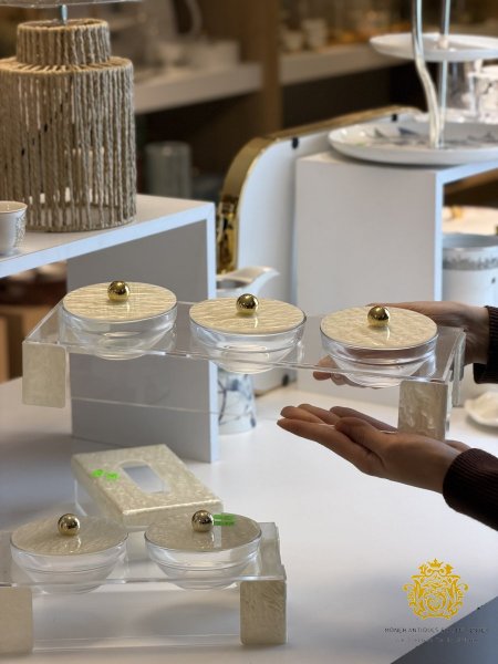 مضايف ثلاثيه/ ثنائية اكراليك مصدف عاجي