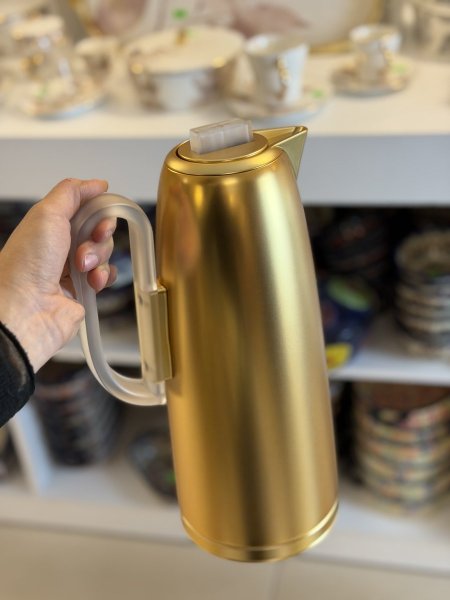 تيرموس دهبي / بيج/ فضي for ever gold