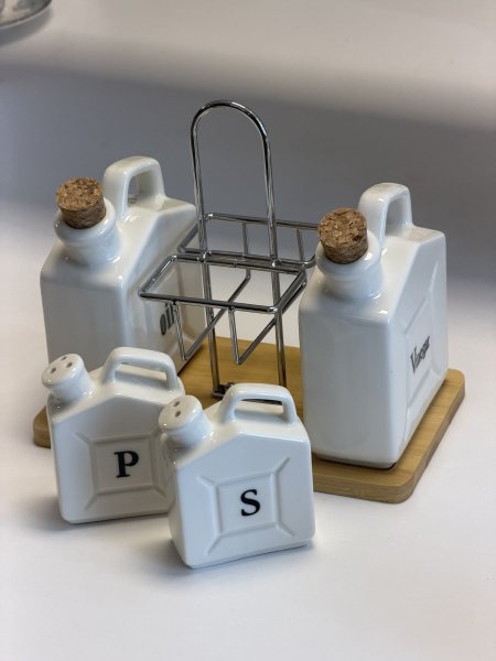 طقم زيت وخل مع ممالح جلون ديزل