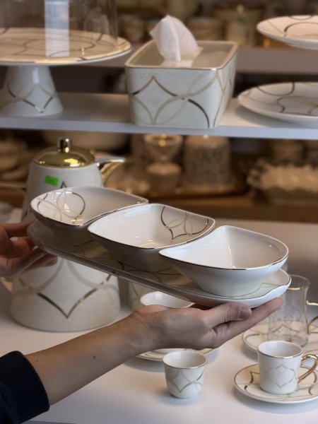 طقم ضيافة ٤قطع تراث