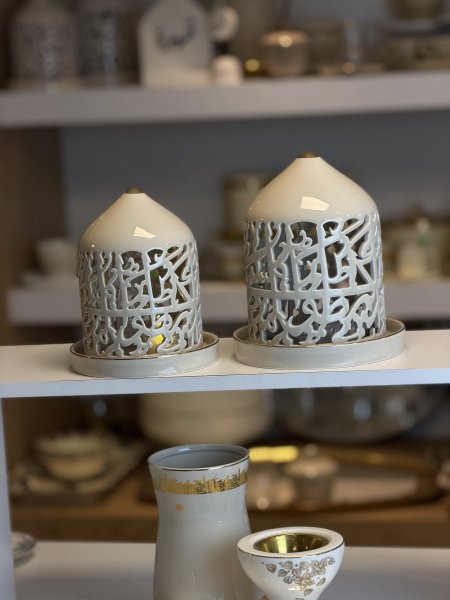 حامل شموع من اوتانتك جوار بيج ودهبي