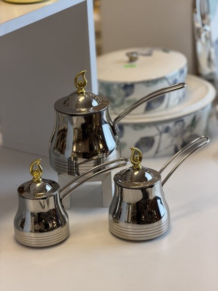 طقم بكارج/غلايات قهوه ٣قطع