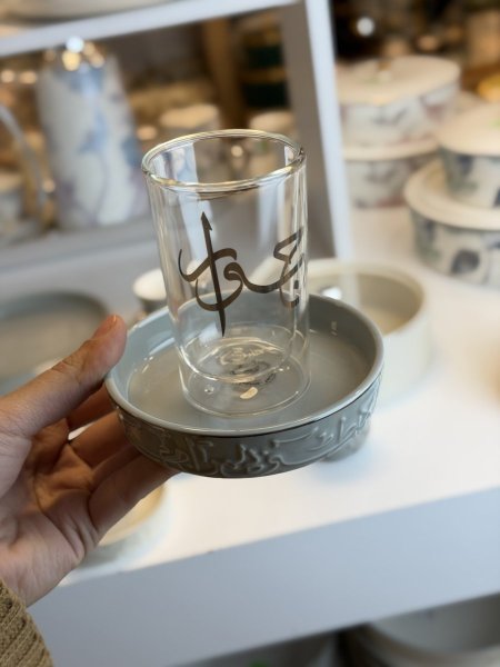 استكانات شاي وقرفة دبل جلاس جوار /٦