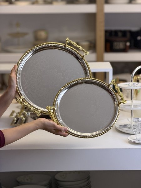 طقم صواني مدور/٢