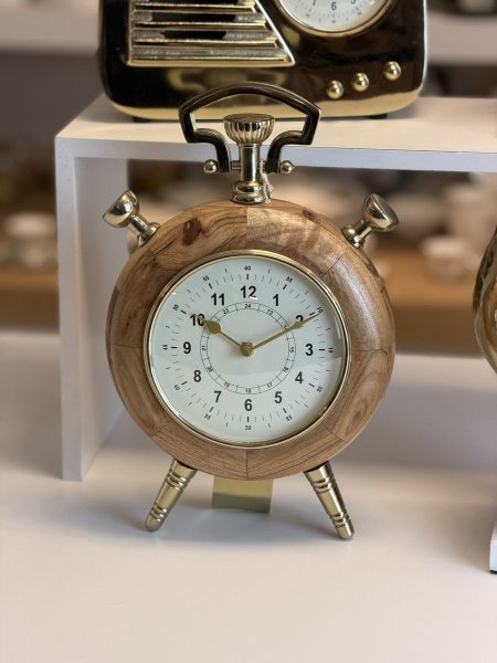 ساعة خشب هندي