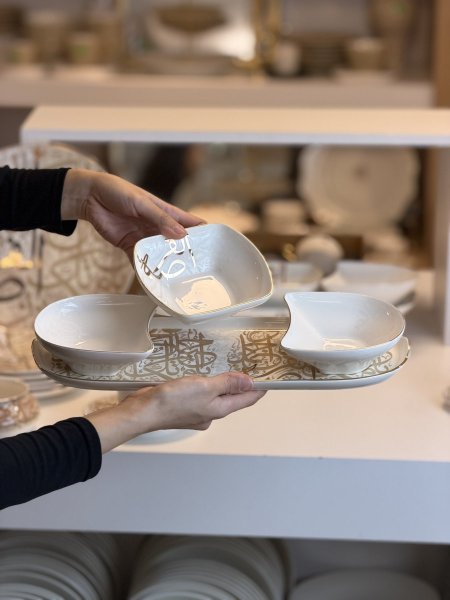 طقم ضيافة ٤ قطع فرصه