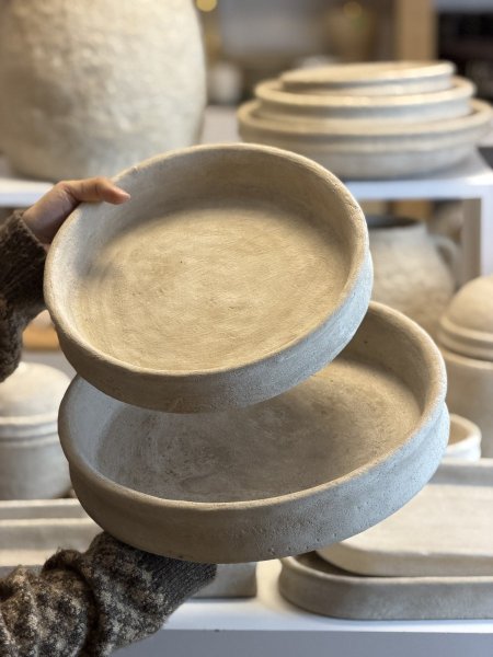 جاط  فواكة مدور حجر ترابي حجمين