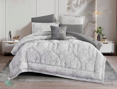 طقم تخت كنج سايز  سكني nova ٧ قطع