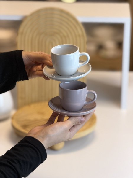 طقم فناجين ملون/٦