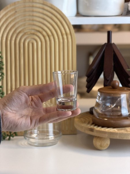 كاسات ماء زمزم زجاج/٦