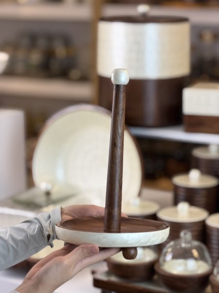 ستاند محارم مطبخ خشب مصدف ريزن