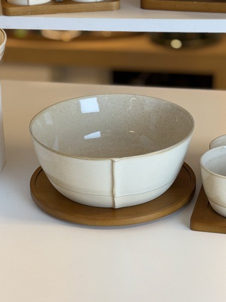 جاط مع غطاء بامبو بيج معتق