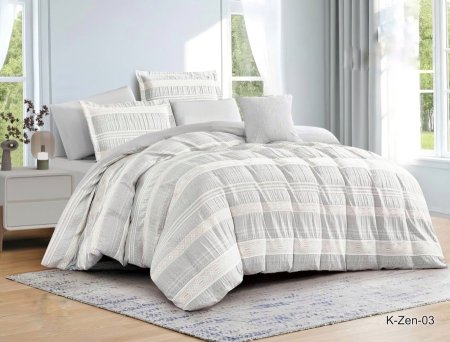 طقم تخت كنج سايز zen ٧ قطع