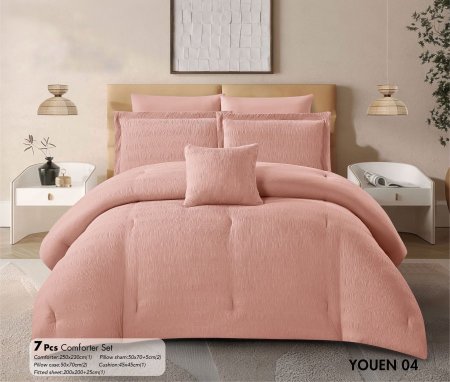 طقم تخت كنج سايز ٧ قطع youen