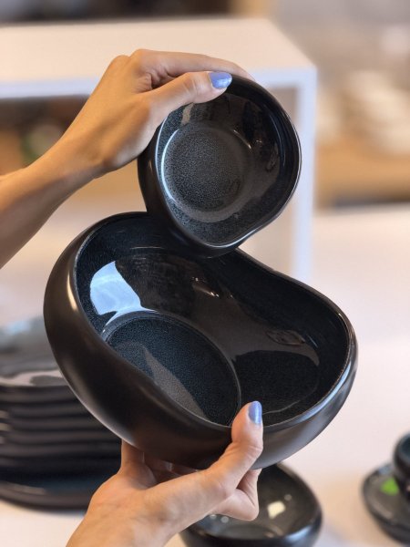طقم جاط مع صحون مجور٧ قطع