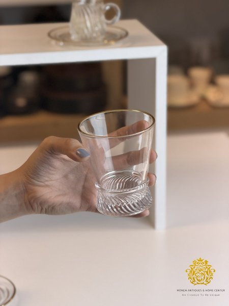 كاسات عصير خط دهبي/١٢