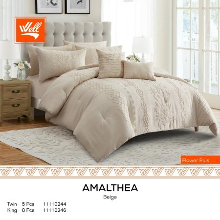 طقم تخت amalthea كنج سايز ٨ قطع