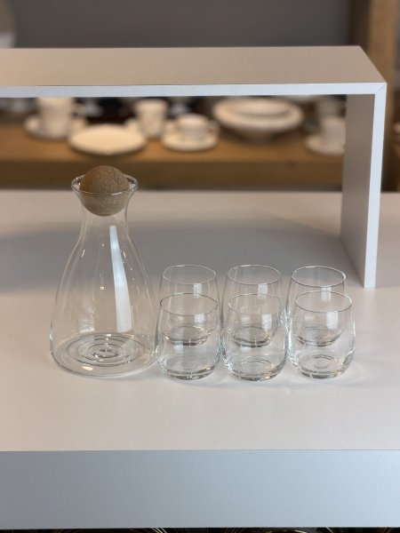 طقم شاف مع كاسات غطاء طابة
