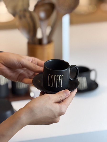 فناجين قهوه /٦ اسود coffee