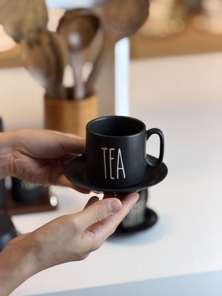 فناجين شاي/٦ اسود tea