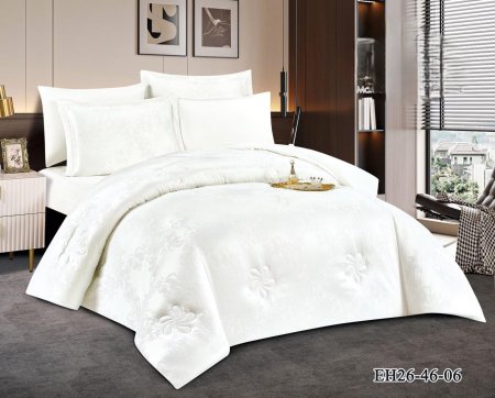 طقم تخت كنج سايز ٦ قطع eh 06 white
