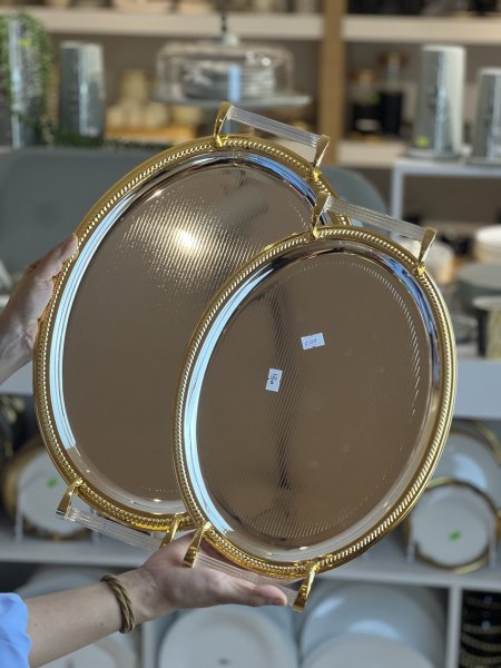 طقم صواني بيضاوي