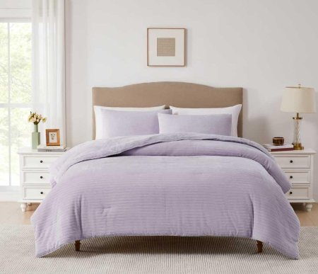 طقم غطاء تخت Cozy purple