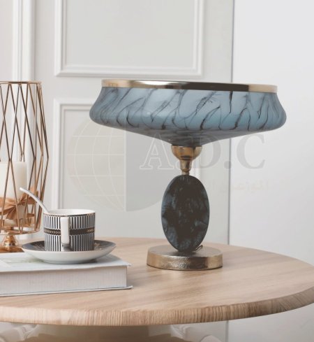 جاط  عالي ماربل بقاعدة رخامية باللون الكحلي المموج ( جرانيت )